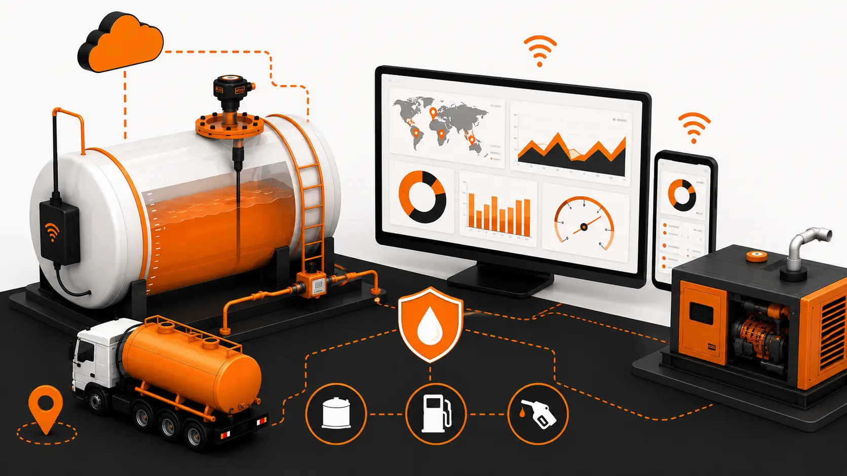 GPSCop fuel monitoring dashboard